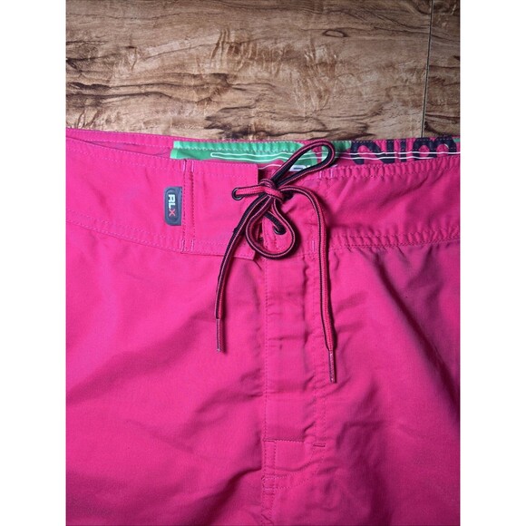 RLX Ralph Lauren Men’s Size 40 Pink Unlined Board Shorts 11” Inseam - Picture 5 of 7